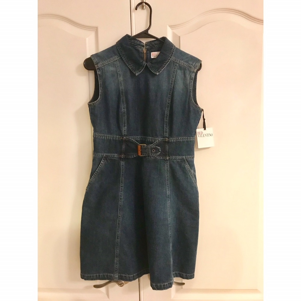 RED Valentino Denim Mini dress